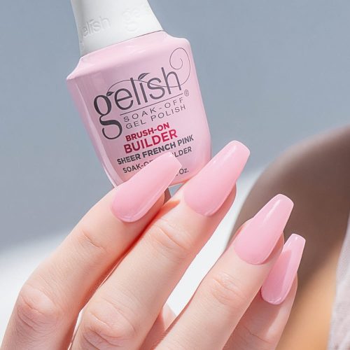 SOFT SHEER PINK Gelish Brush-On Builder  | Il gel costruttore in boccetta per ricostruzione unghie