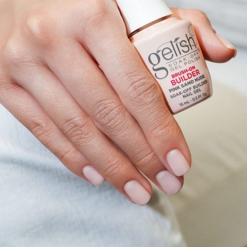 PINK SAND NUDE Gelish Brush-On Builder  | Il gel costruttore in boccetta per ricostruzione unghie