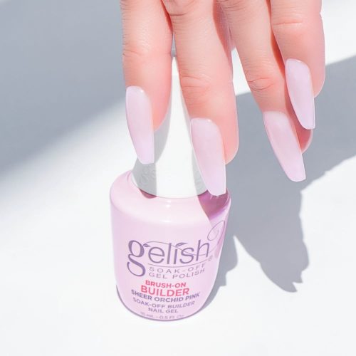 SHEER ORCHID PINK Gelish Brush-On Builder  | Il gel costruttore in boccetta per ricostruzione unghie