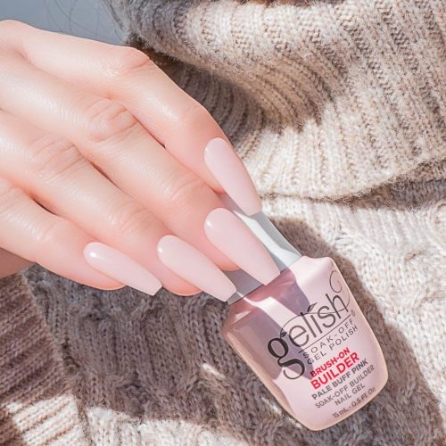 PALE BUFF PINK Gelish Brush-On Builder  | Il gel costruttore in boccetta per ricostruzione unghie
