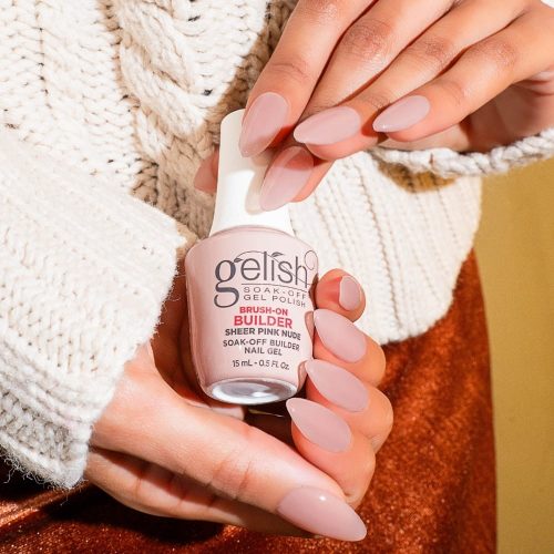 WARM SHEER SHIMMER Gelish Brush-On Builder  | Il gel costruttore per ricostruzione unghie