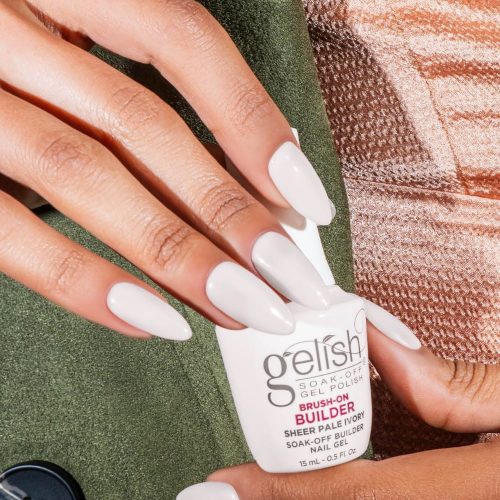 SHEER PALE IVORY Gelish Brush-On Builder  | Il gel costruttore in boccetta per ricostruzione unghie