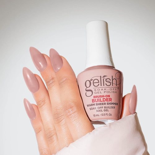 WARM SHEER SHIMMER Gelish Brush-On Builder  | Il gel costruttore per ricostruzione unghie