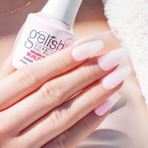 SHEER SHIMMER Gelish Brush-On Builder  | Il gel costruttore in boccetta per ricostruzione unghie