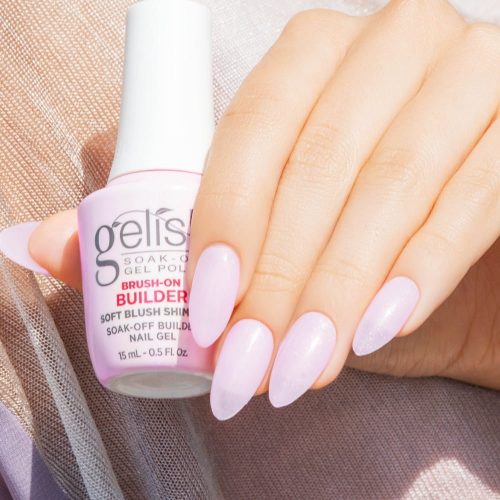 SOFT BLUSH SHIMMER Gelish Brush-On Builder  | Il gel costruttore in boccetta per ricostruzione unghie