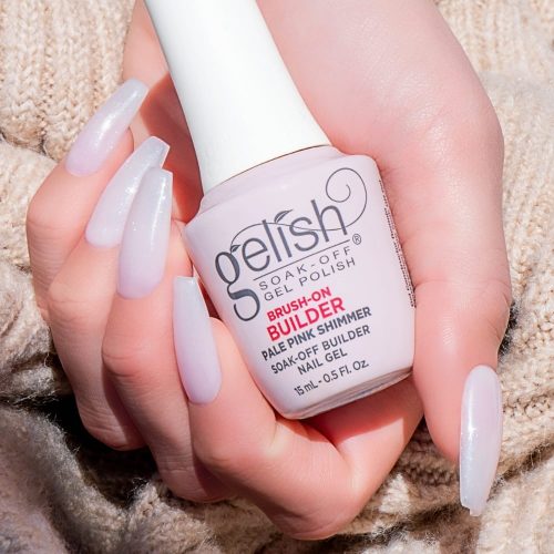 PALE PINK SHIMMER Gelish Brush-On Builder  | Il gel costruttore in boccetta per ricostruzione unghie