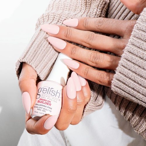 BALLERINA PINK Gelish Brush-On Builder  | Il gel costruttore in boccetta per ricostruzione unghie