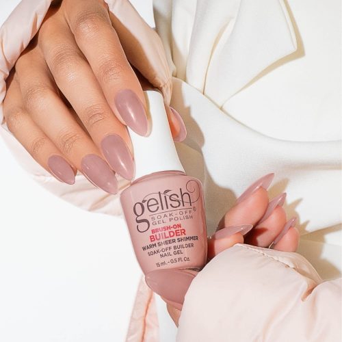 WARM SHEER SHIMMER Gelish Brush-On Builder  | Il gel costruttore per ricostruzione unghie